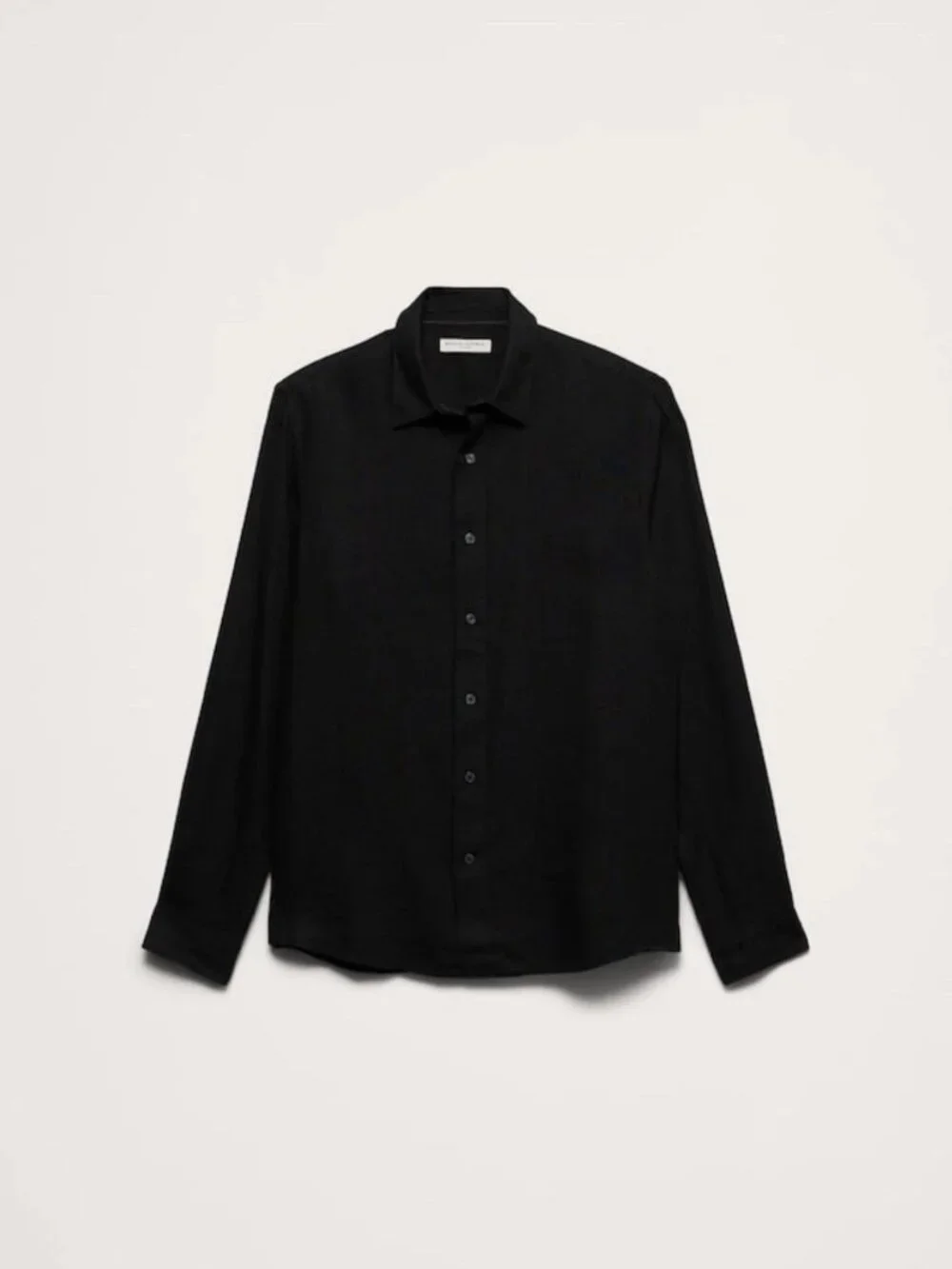 banana republic black dress shirt Men's Black Dress Shirts